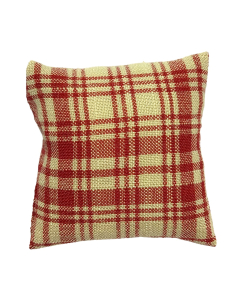 Tartan Red Cushion
