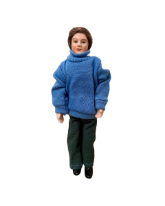 DP430 - Modern Man in Blue Sweater