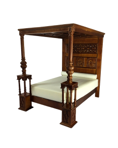Luxury Tudor Bed In Walnut