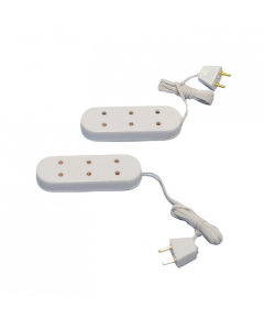 LT9015 - Pack of 2 Triple Socket Extension Cords (DE072)