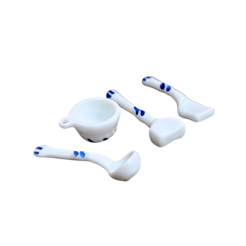 Blue Kitchen Utensil Set