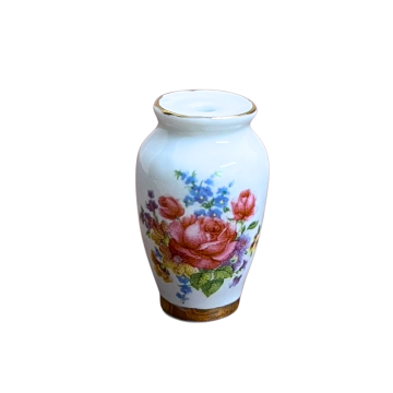 Dresden Rose Floral Vase