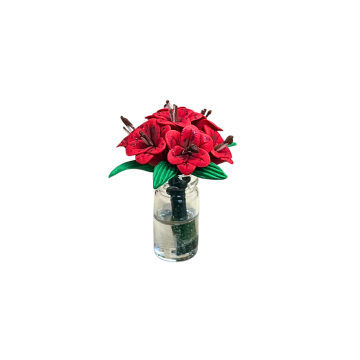 Lillie's In Glass Vase - assorted colours