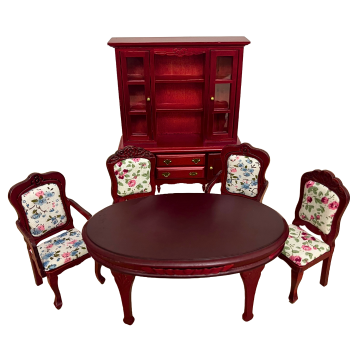 DF268 - 1:12 Scale Dolls House Furniture Dining Room Set