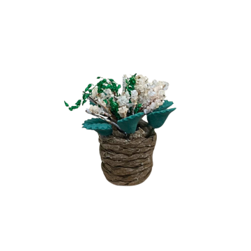 Flowers In Basket  - assorted colours