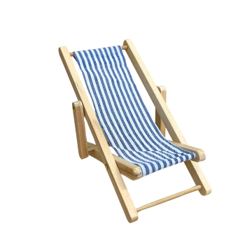 Blue Stripe Deckchair