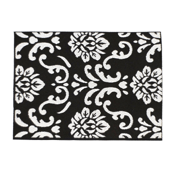 E2266 - Black & White Modern Rug