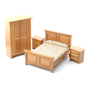 E4437 - Country Bedroom Set, 4 pcs (L)