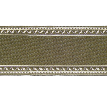 E6655 - Olive Green Edged Stair Carpet
