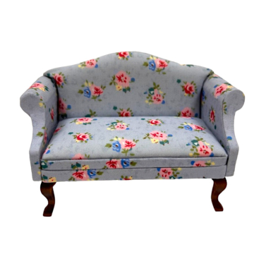 Grey Floral Sofa
