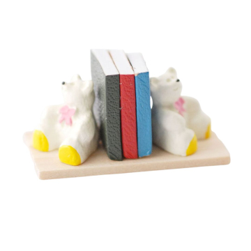 D1533 Teddy Bookends with Books