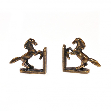 D2384 - Antique Horse Bookends