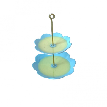 D4281 - Yellow and Blue Cake Stand