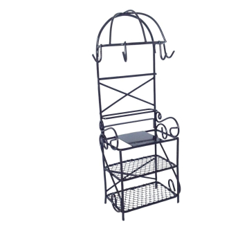 Black Kitchen Pan Stand