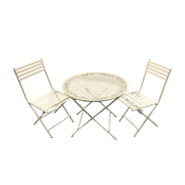 White Table & Two Chairs