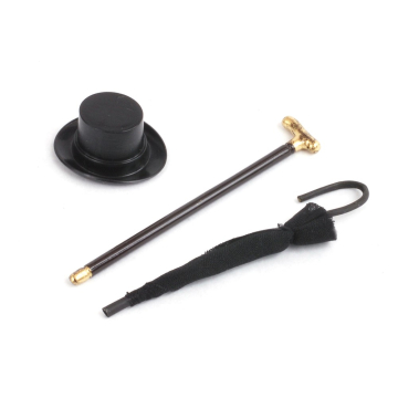 E9183 - Hat, Cane and Umbrella Set