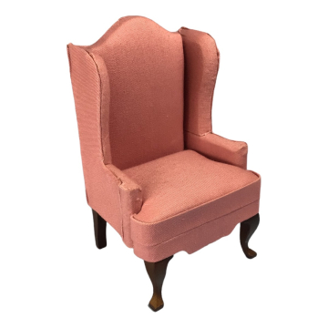 Pink Wingback Armchair