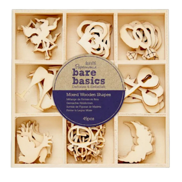 Mixed Wooden Shapes Wedding - Bare Basics