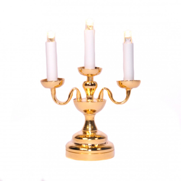 LT7402 - 3 Arm Candelabra - Battery Lights