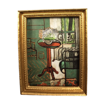 Matisse Picture of Table In Large Gold Frame