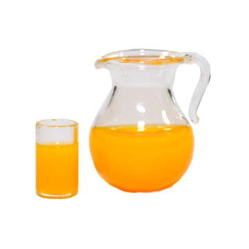 D479 - Glass and Jug with Fruitjuice