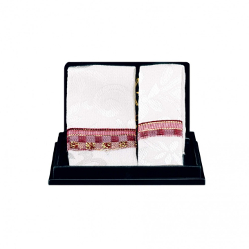 RP17715 - Towel Set with Purple Trim