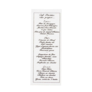 DM-S102 Cafe Table Menu