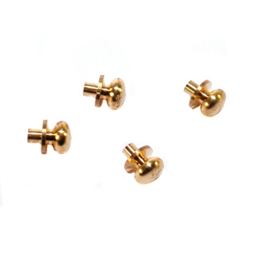TC1064 - 4mm Antique Brass Door Knobs (Pk 4)