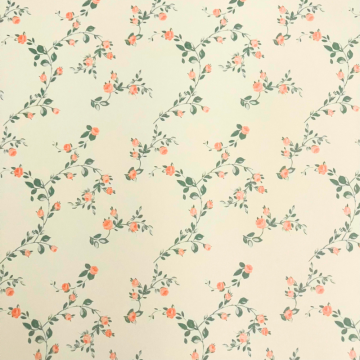 wp834 - Sissinghurst Wallpaper Apricot / Cream