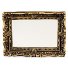 RP17166 - Antique Effect Brass Baroque Mirror
