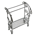 Silver Towel Rack