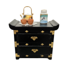 Japanese Side Table with Accessories