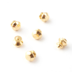 DIY674 5mm Brass Door Knobs (Pack of 6)