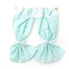 E7288 - Turquoise Curtains on Rail