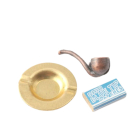 Pipe, Ashtray and Matches