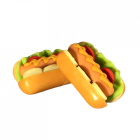 D5072 Filled Roll with Sausage, Egg and Salad