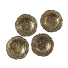 Four Pewter Plates