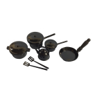 Set of Pots, Pans and A Kettle
