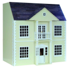 DH033P - Newnham Manor Dolls House - Painted Cream