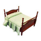 Victorian Pediment Double Bed