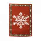 E1092 - Snowflake Christmas Rug