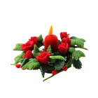 E6851 - Red Seasonal Table Decoration
