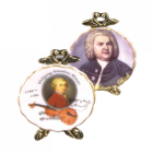 RP14000 Wall Plates of Mozart and Bach
