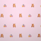 DIY351A - Block & Bear Nursery Paper Pink