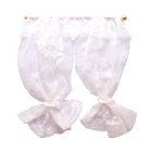 E2925 - Off-White Lace Curtains on Rail
