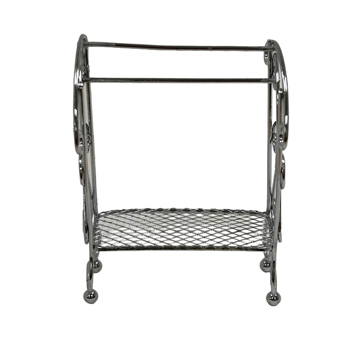 Silver Towel Rack