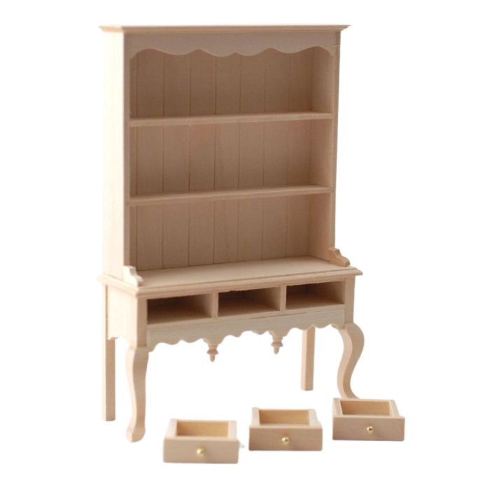 Barewood Queen Anne Dresser
