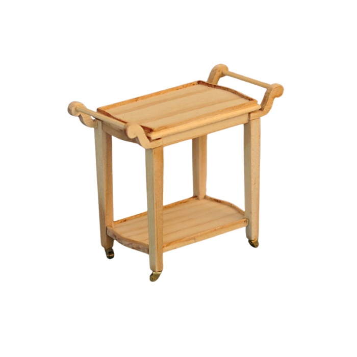 Barewood Two-Tiered Serving Trolley