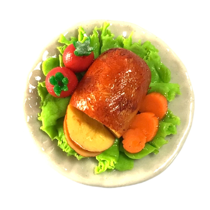 Roast Gammon On Serving Plate