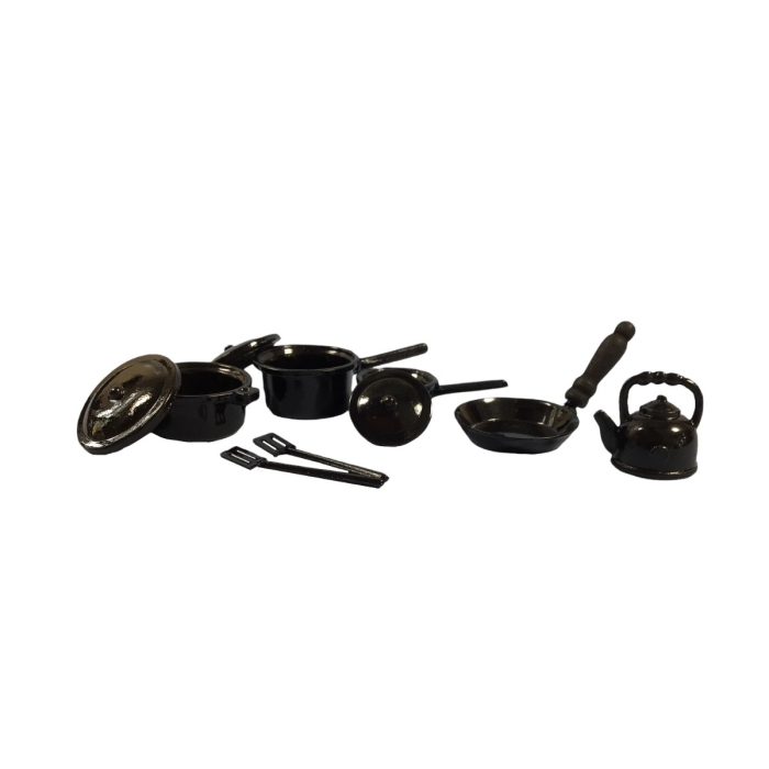 Set of Pots, Pans and A Kettle